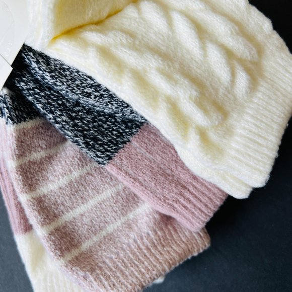 LUCKY BRAND 4 Pair Women's Super Soft Boot Socks NWT - Picture 2 of 7